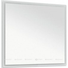 Зеркало Aquanet Nova Lite 90 прямоугольное с LED подсветкой белый глянец 242264