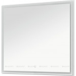 Зеркало Aquanet Nova Lite 90 прямоугольное с LED подсветкой белый глянец 242264