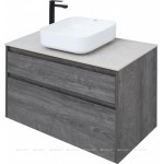 Тумба под умывальник Aquanet Nova Lite 90 дуб рошелье 2 ящика 242267 Тумба под умывальник Aquanet Nova Lite 90 дуб рошелье 2 ящика 242267