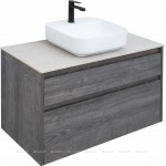 Тумба под умывальник Aquanet Nova Lite 90 дуб рошелье 2 ящика 242267 Тумба под умывальник Aquanet Nova Lite 90 дуб рошелье 2 ящика 242267