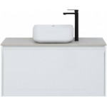 Тумба под умывальник Aquanet Nova Lite 100 белый глянец 1+1 ящик 242580 Тумба под умывальник Aquanet Nova Lite 100 белый глянец 1+1 ящик 242580