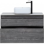 Тумба под умывальник Aquanet Nova Lite 100 дуб рошелье 2 ящика 242582 Тумба под умывальник Aquanet Nova Lite 100 дуб рошелье 2 ящика 242582