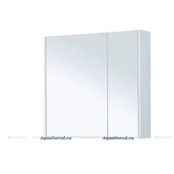 Зеркало-шкаф Aquanet Палермо 80 подвесное прямоугольное белое 254538