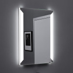 Зеркало Aquanet Сорренто 60х85 с LED подсветкой, инфракрасный выключатель 00196648