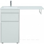 Тумба под умывальник Aquanet Токио 58 напольная с бельевой корзиной и 1 ящиком белый глянец 239290 Тумба под умывальник Aquanet Токио 58 напольная с бельевой корзиной и 1 ящиком белый глянец 239290