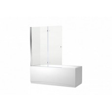 Шторка для ванны Aquanet Beta 4 NF6222-hinge, прозрачное стекло