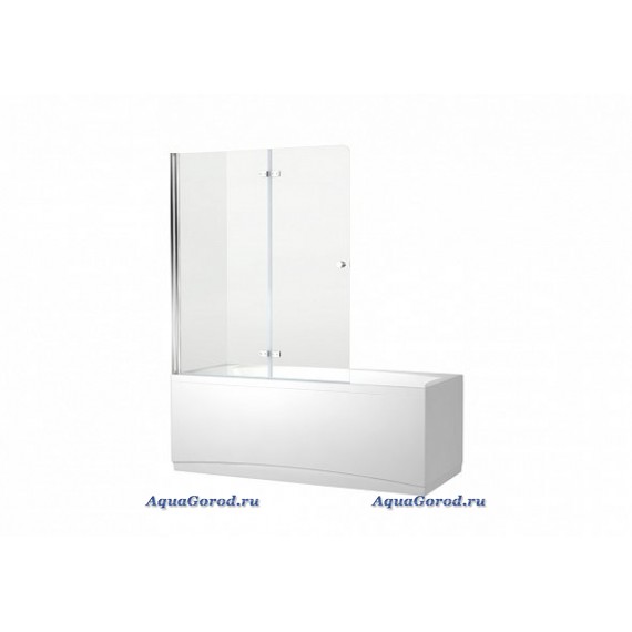 Шторка для ванны Aquanet Beta 4 NF6222-hinge, прозрачное стекло