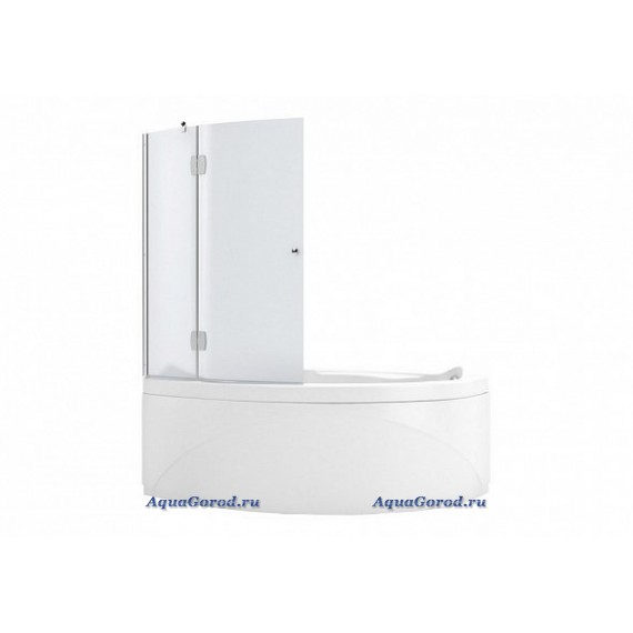 Шторка для ванны Aquanet AQ2 L, матовое стекло 00174017
