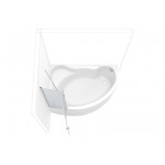 Шторка для ванны Aquanet AQ2 L, матовое стекло 00174017