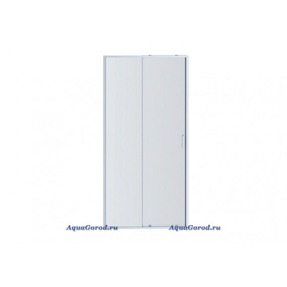 Душевая дверь в нишу Aquatek 120х200 раздвижная прозрачное стекло профиль хром AQNAA6121-120