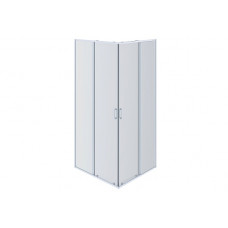 Душевой уголок Aquatek 100х100х200 квадратный раздвижные двери профиль хром AQNAA1142-100