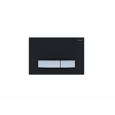Панель смыва Aquatek Slim прямоугольные кнопки черный матовый клавиши никель KDI-0000026