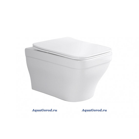 Унитаз подвесной Aquatek Амадео безободковый с сиденьем микролифт AQ1163-00