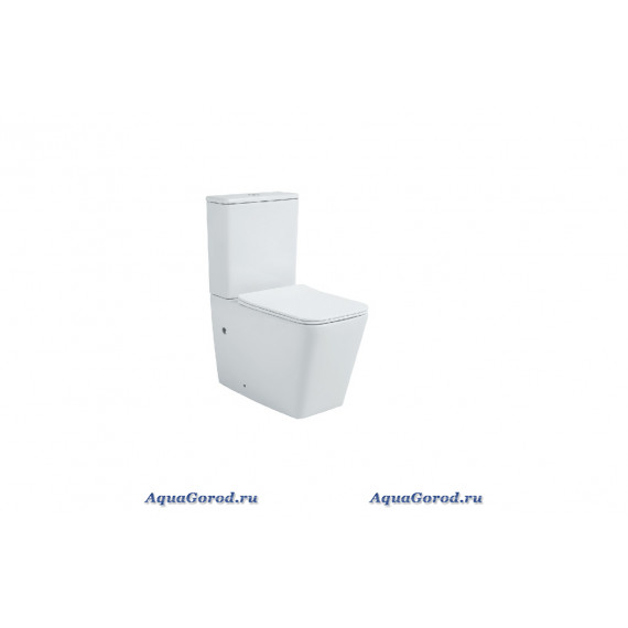 Унитаз-компакт Aquatek Либра New безободковый с сиденьем микролифт AQ1263N-00