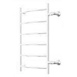 Полотенцесушитель Арго Классик 2 30х80 боковое 1" м.р. 50 см 6 перекладин белый 16345