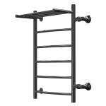 Полотенцесушитель с полкой Арго Классик 2 30х80 1" боковое справа м.р. 50 см 6 перекладин хром 14797 Полотенцесушитель с полкой Арго Классик 2 30х80 1" боковое справа м.р. 50 см 6 перекладин хром 14797