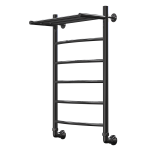 Полотенцесушитель с полкой Арго Классик 2 30х80 1" боковое справа м.р. 50 см 6 перекладин хром 14797 Полотенцесушитель с полкой Арго Классик 2 30х80 1" боковое справа м.р. 50 см 6 перекладин хром 14797