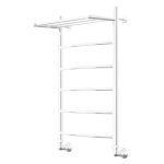Полотенцесушитель с полкой Арго Классик 2 30х80 1" боковое справа м.р. 50 см 6 перекладин хром 14797 Полотенцесушитель с полкой Арго Классик 2 30х80 1" боковое справа м.р. 50 см 6 перекладин хром 14797
