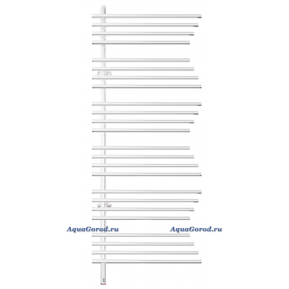 Полотенцесушитель электрический Арго Бригантина-Э 50х122 правый 24 перекладины белый 06203