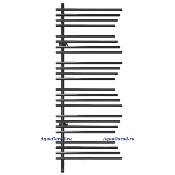 Полотенцесушитель электрический Арго Бригантина-Э 50х122 правый 24 перекладины черный 13815