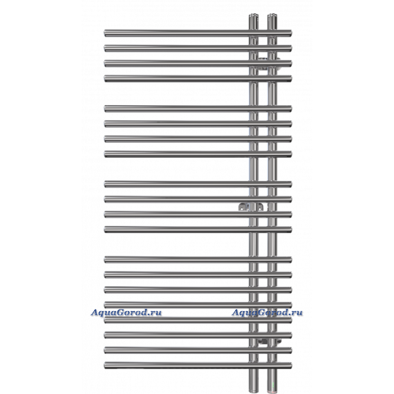 Полотенцесушитель электрический Арго Бригантина-Э 50х100 кнопка правый 20 перекладин хром 13827