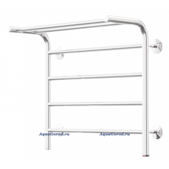 Полотенцесушитель электрический Арго Орион-Полочка 40х60 правый 5 перекладин белый 08813