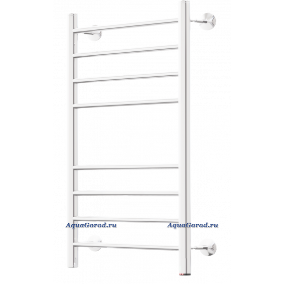 Полотенцесушитель электрический Арго Орион Престиж 40х80 кнопка правый 8 перекладин белый 10168