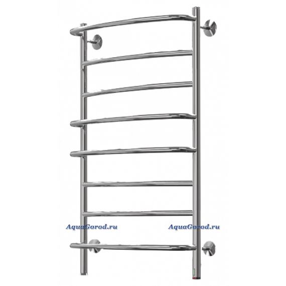 Полотенцесушитель электрический Арго Орион Сага 50х80 кнопка правый 8 перекладин хром 10273