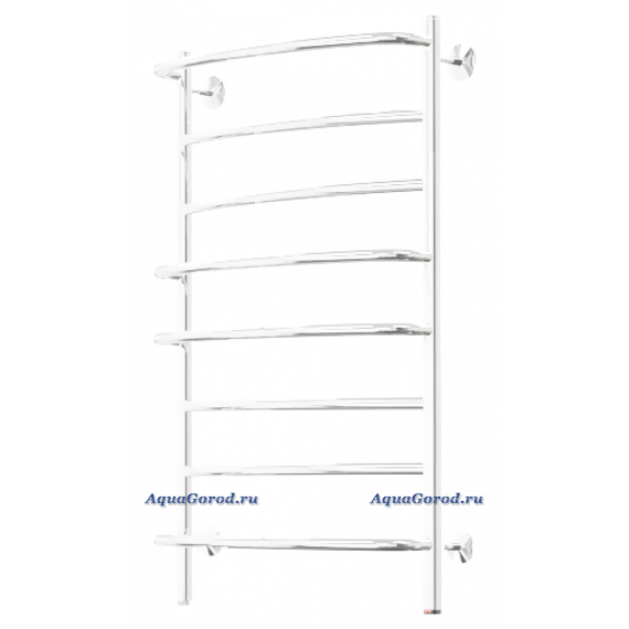 Полотенцесушитель электрический Арго Орион Сага 50х80 кнопка правый 8 перекладин белый 13679