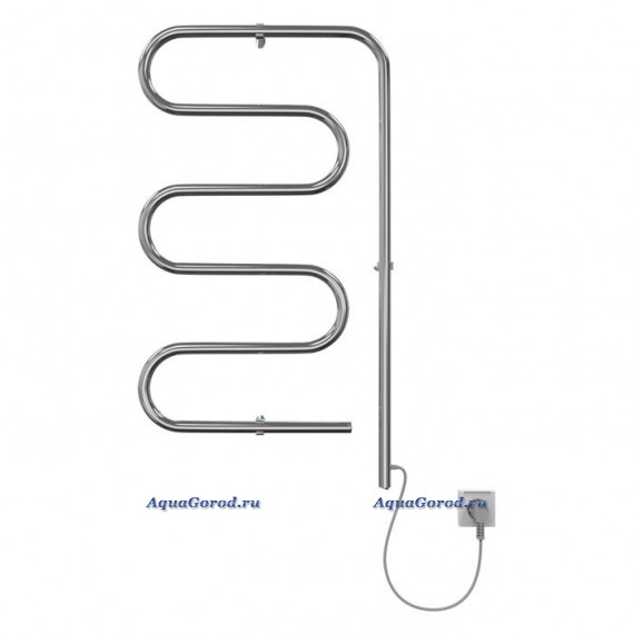 Полотенцесушитель электрический Арго Флюгер 5М 51х90 универсальный хром 00300
