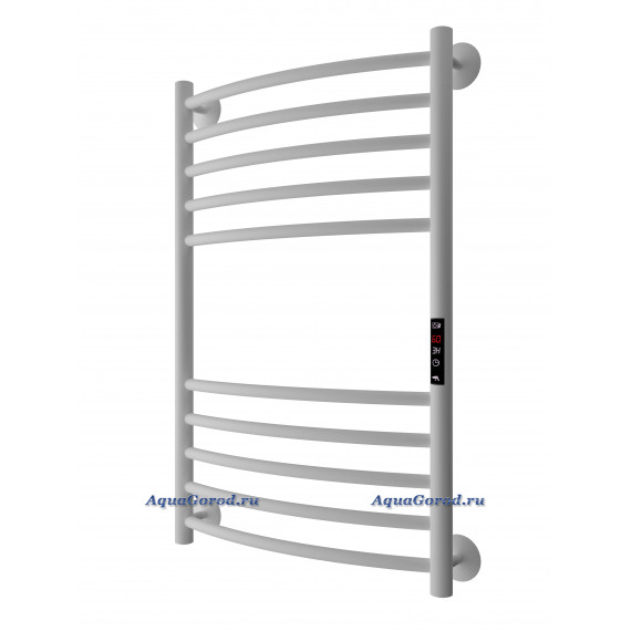 Полотенцесушитель электрический Арго Жемчужина Гранд 50х80 правый 10 перекладин белый 15030