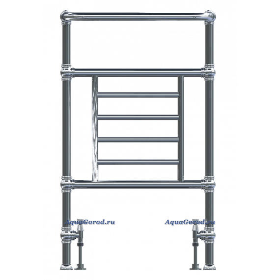 Полотенцесушитель Арго Каравелла 55х95 м.р. 55 вентиль люкс 7 перекладин эмбосс люкс 11814