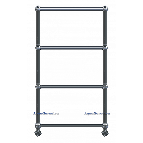 Полотенцесушитель Арго Орфей 50х60 нижнее 1/2" м.р. 50 вентиль крест 3 перекладины хром 10906