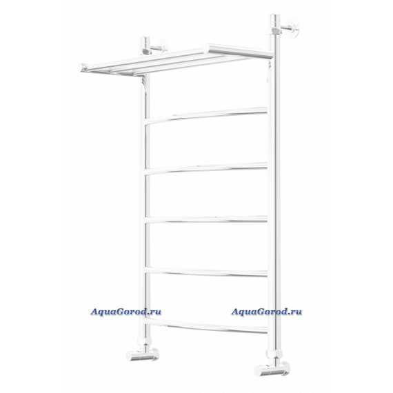 Полотенцесушитель Арго Универсал с полкой 30х100 см 7 перекладин белый 05877
