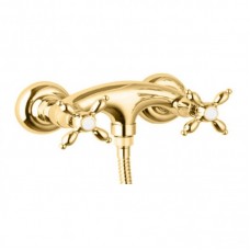 Смеситель Cezares Atlantis-Nostalgia для душа без гарнитура золото ATLANTIS-NOSTALGIA-DS-03/24