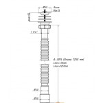 Гибкая труба ORIO c выпуском 11/4-40/50 А-3014