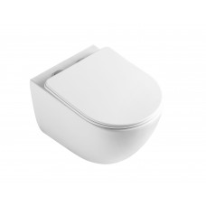 Унитаз подвесной Baniera Родос Торнадо WaterStorm с сиденьем SoftClose белый B-002B-WHT Унитаз подвесной Baniera Родос Торнадо WaterStorm с сиденьем SoftClose белый B-002B-WHT