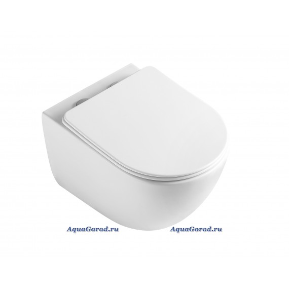 Унитаз подвесной Baniera Родос Торнадо WaterStorm с сиденьем SoftClose белый B-002B-WHT Унитаз подвесной Baniera Родос Торнадо WaterStorm с сиденьем SoftClose белый B-002B-WHT