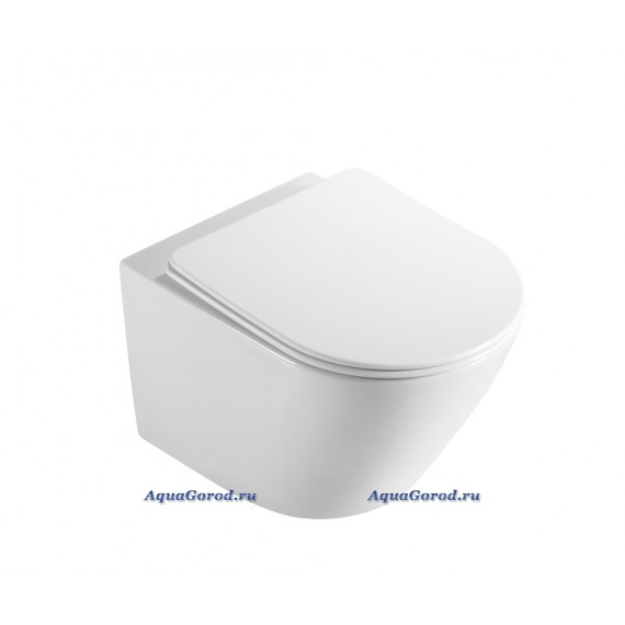 Унитаз подвесной Baniera Кос Торнадо WaterStorm с сиденьем SoftClose белый B-006-WHT Унитаз подвесной Baniera Кос Торнадо WaterStorm с сиденьем SoftClose белый B-006-WHT