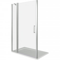 Душевая дверь в нишу BAS Good Door Fantasy WTW-140-C-CH распашное прозрачное стекло ФА00028