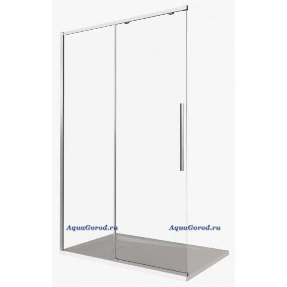 Душевая дверь в нишу BAS Good Door Idea WTW-130-C-CH раздвижная прозрачное стекло ИД00003