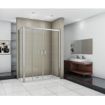 Душевое ограждение BAS Good Door Infinity WTW-TD+SP-C-CH 150х70 прозрачное стекло ИН00034/ИН00080