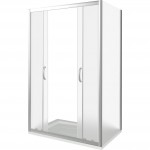 Душевое ограждение BAS Good Door Infinity WTW-TD+SP-G-CH 150х80 стекло Грейп ИН00035/ИН00042