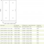 Душевое ограждение BAS Good Door Latte WTW+SP-C 110х100 прозрачное стекло ЛА00008/ЛА00028