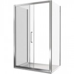 Душевое ограждение BAS Good Door Neo WTW+SP+SP-C-CH 80х110х80 прозрачное стекло НЕ00001/НЕ00004/НЕ00001 Душевое ограждение BAS Good Door Neo WTW+SP+SP-C-CH 80х110х80 прозрачное стекло НЕ00001/НЕ00004/НЕ00001