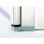 Шторка для ванны BAS Good Door.Screen H-80-C-CH распашная прозрачное стекло профиль хром ПД00083