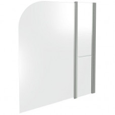 Шторка для ванны BAS Good Door Screen HS-100-C-CH c распашной створкой прозрачное стекло ПД00084