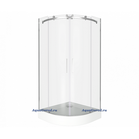 Душевое ограждение BAS Good Door Altair R-TD-100-C-CH раздвижное прозрачное стекло 100х100 см