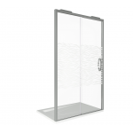 Душевая дверь BAS Good Door Antares WTW-140-W-CH в нишу раздвижная прозрачное стекло с рисунком 140 см