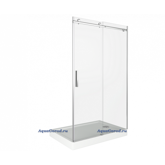 Душевая раздвижная дверь BAS Good Door Galaxy WTW-150-C-CH прозрачное стекло ГЛ00023